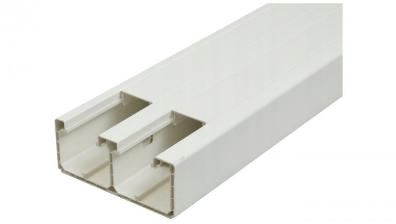 Kanał parapetowy dwuścienny PK 160x65 KOPOS do instalacji modułów 45x45mm Mediabox / 2 m /