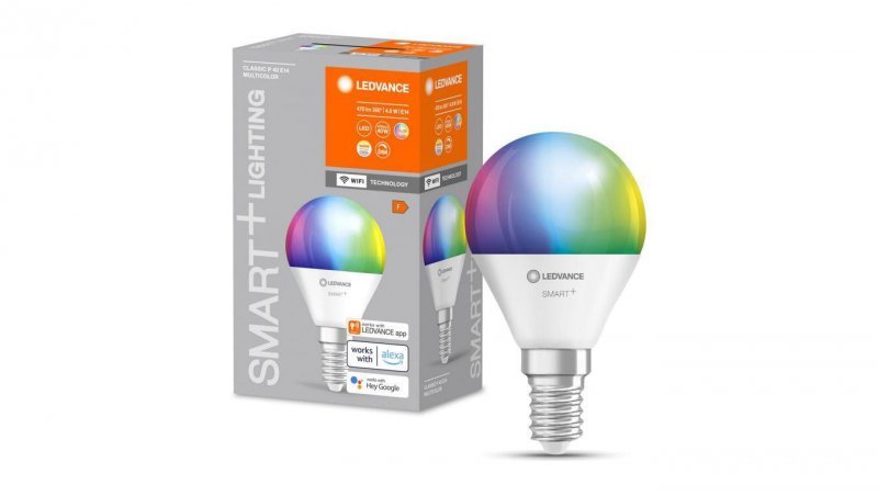 Żarówka LED E14 P40 4.9W 470lm RGBW SMART+ WiFi Ściemnialna Mini Bulb LEDVANCE