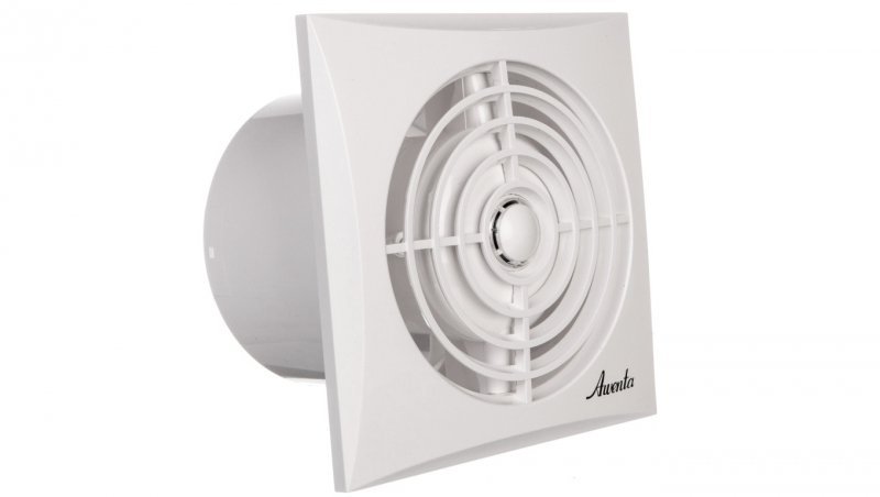 Wentylator wyciągowy fi 100 8W 102m3/h 230V IPX4 biały wył. czasowy SILENCE WZ100T