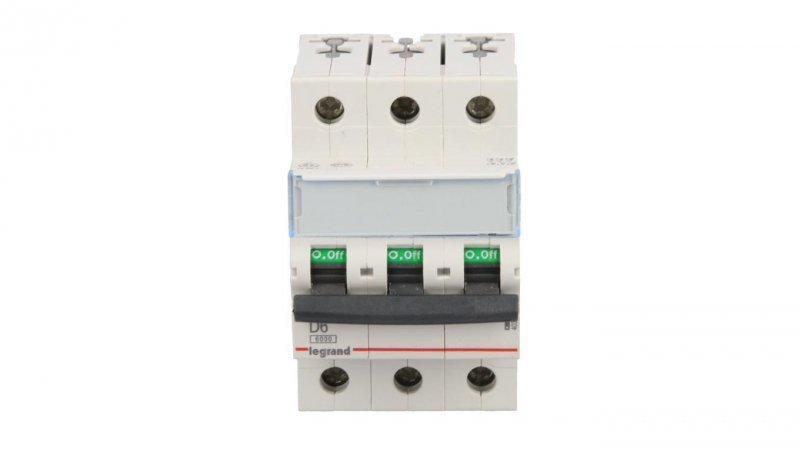 Wyłącznik nadprądowy 3P D 6A 6kA AC S303 TX3 403751