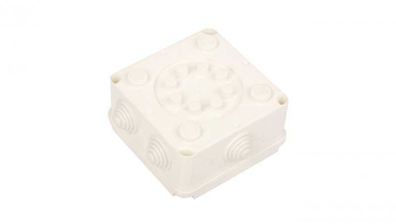 Puszka hermetyczna n/t PK-2 118x118x60mm z zaciskiem 5x4mm2 IP55 biała 0221-00