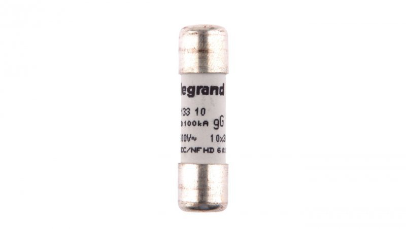 Wkładka bezpiecznikowa cylindryczna 10x38mm 10A gG 500V HPC 013310