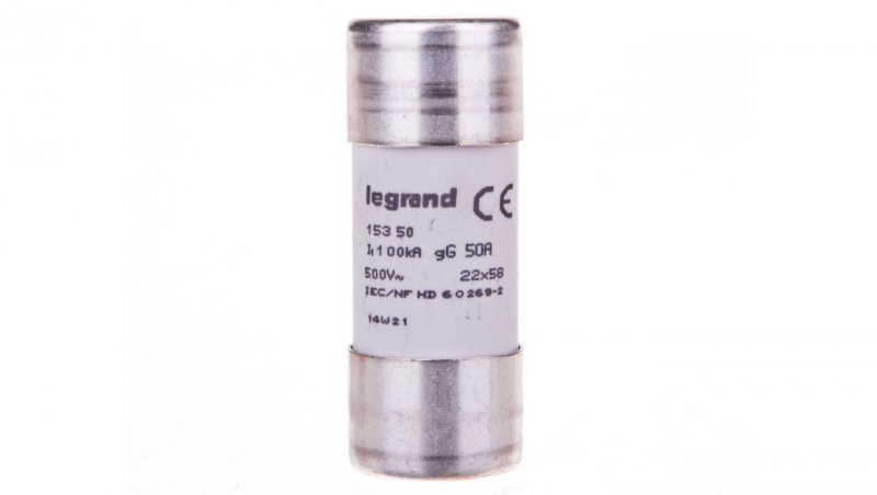 Wkładka bezpiecznikowa cylindryczna 22x58mm 50A gL 500V HPC 015350