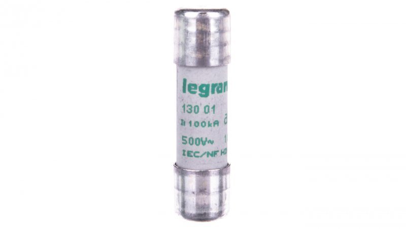 Wkładka bezpiecznikowa cylindryczna 10x38mm 1A aM 500V HPC 013001