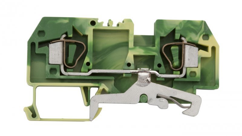 Złączka 2-przewodowa 6mm2 żółto-zielona 282-907