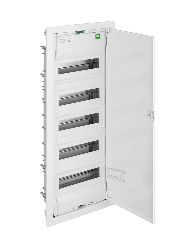 Rozdzielnica modułowa MSF RP 5X12 podtynkowa IK05 IP30 PE+N biała 2005-00