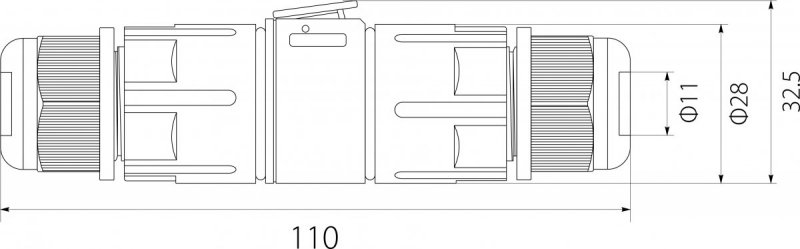 Złączka kablowa hermetyczna 5x1,5mm2 16A 250V IP68 SZPNL 295 39.295