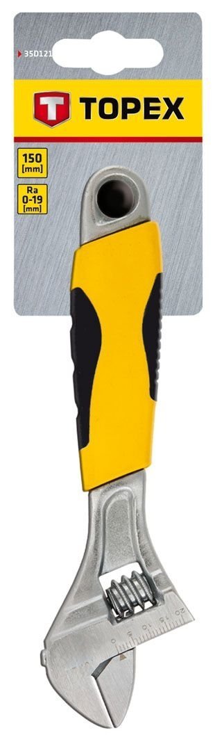 Klucz nastawny 150mm zakres 0-20 mm z podziałką metryczną 35D121