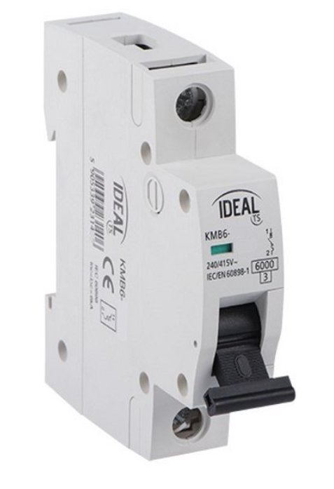 Wyłącznik nadprądowy 1P C 25A 6kA AC KMB6-C25/1 VDE 23151