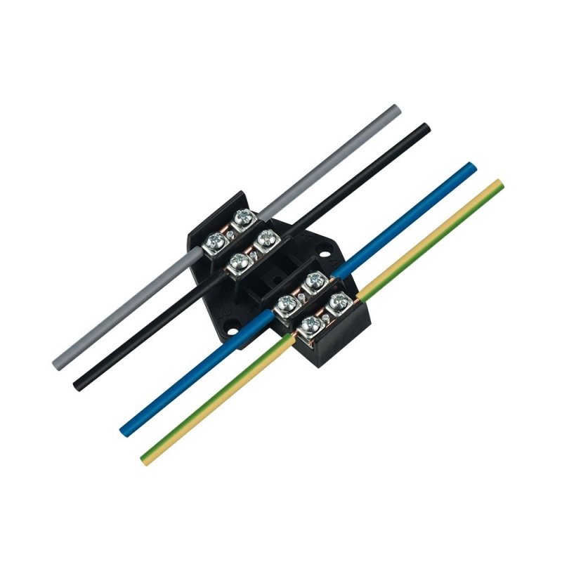 Pierścień rozgałęźny 4x16mm2 czarny 0965-00