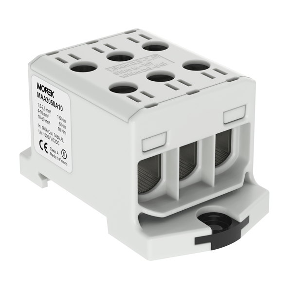 Złączka OTL50-3 kolor szary 3xAl/Cu 1,5-50mm2 1000V AC / 1500V DC Zacisk uniwersalny MAA3050A10