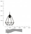 Lampa wisząca Paris Diamond 19 cm czarna