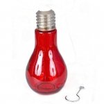 Lampka LED w kształcie żarówki czerwona