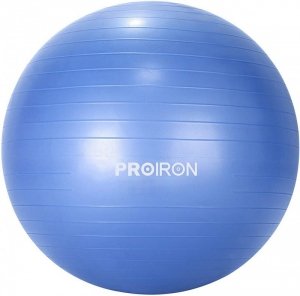 PROIRON Exercise Ball Balance Ball, Diameter: 65 cm, Thickness: 2 mm, Blue, PVC