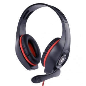 Gembird Gaming headset with volume control GHS-05-R Built-in microphone, Red/Black, Wired, Over-Ear
