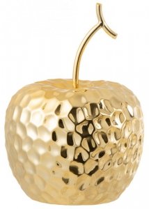 Figurka ceramiczna Apple Gold 12 cm