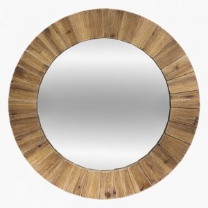 Drewniane lustro ścienne Jazlyn 83 cm