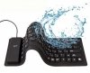 Gembird Klawiatura silikonowa wodoodporna USB z funkcją OTG czarna