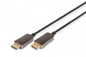 Digitus Kabel połączeniowy hybrydowy AOC DisplayPort 1.4 8K/60Hz UHD DP/DP M/M 20m Czarny