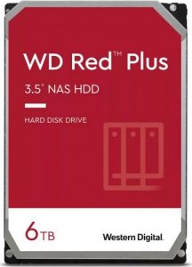 Western Digital Dysk Red Plus 6TB 3,5 CMR 128MB/5400RPM Class