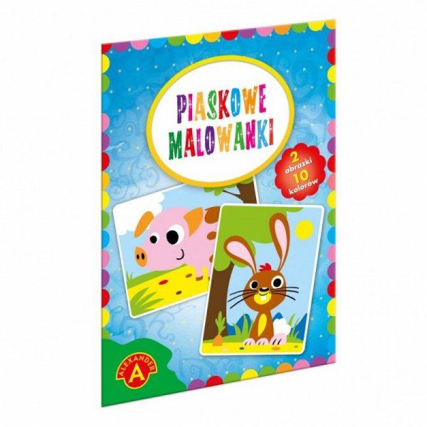 Alexander Piaskowe malowanki Świnka, Królik