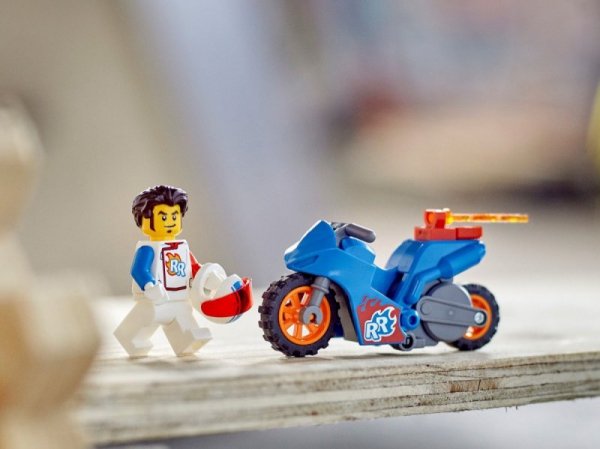 LEGO Klocki City 60298 Rakietowy motocykl kaskaderski