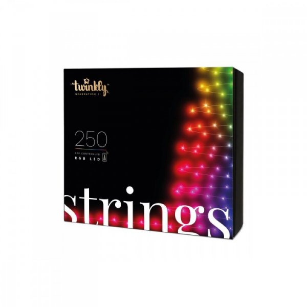 TWINKLY Inteligentne lampki choinkowe Strings 250 LED RGB Łańcuch