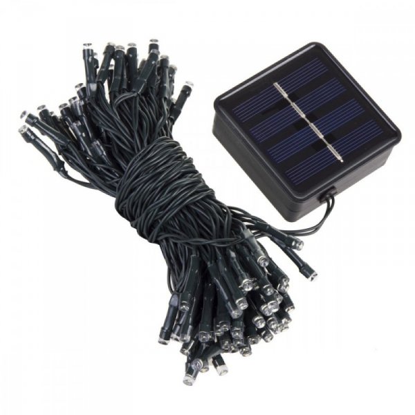 Maclean Solarne lampki LED 12m choinkowe MCE411