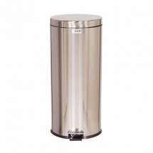 Kosz na śmieci Small Pedal Bins 30,3L silver