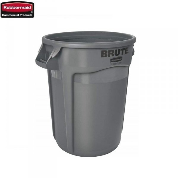 Kontener BRUTE® 121,1L 2632-00 Grey okrągły z kanałami