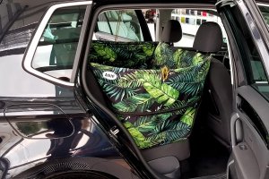 Mata samochodowa dla Psa - W PALMOWYM KLIMACIE - (realizacja VW Tiguan ) 