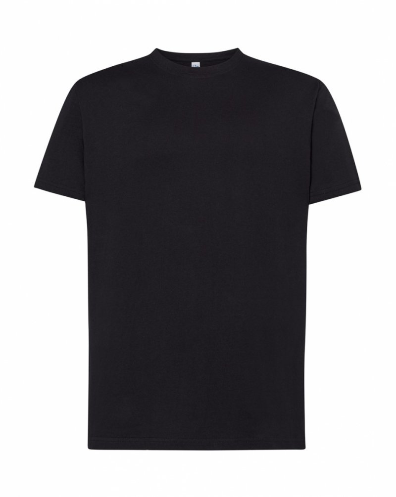 T-SHIRT MĘSKI Z KRÓTKIM RĘKAWEM - 100% BAWEŁNA