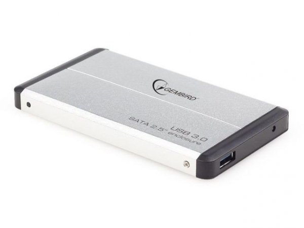 Gembird Kieszeń zewnętrzna HDD 2.5&#039;&#039; Sata USB 3.0 Silver