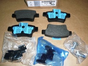 Original Scheibenbremse Bremsbelagsatz hinten für CITROEN C4 Picasso I , 4254.16 , 425416 , 1611141080