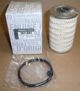 ORIGINAL  Kraftstofffilter Dieselfilter PURFLUX SYSTEM RENAULT MASTER 2.3 DCI 120 mm 7701207667 C491