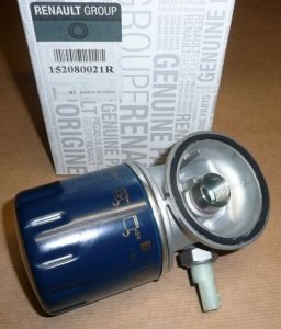 Original Ölfiltergehäuse + filter Renault 1.5 dci 2008- ,152080021R