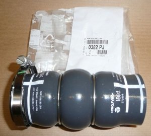 ORIGINAL Ladeluftschlauch Resonator Luftdosierer Citroen Peugeot 1.6 HDi 8V  , 0382PJ , 0382.PJ , 