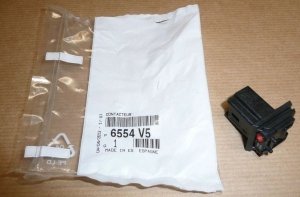 ORIGINAL Mikroschalter hinten Heckklappengriff CITROEN PEUGEOT C3/C4/206/207/307/308/5008 SW , 6554V5 , 6554.V5