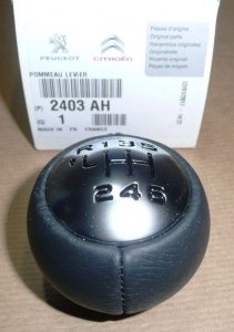 Original Schaltknauf für Citroen C3/4/5/6/8 C3-Air C3/4-Pic DS4 Jumpy , 2403AH , 2403.AH