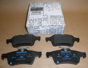 ORIGINAL Bremsbeläge Bremsbelagsatz RENAULT Laguna III hinten 440601689R