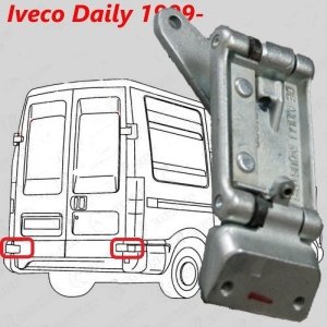 Original HINTEN HECKTÜR TÜRSCHARNIER UNTEN 270° Links / Rechts FÜR Iveco  Daily III IV 99-14 , 3801999 , 500324294 , 504027553