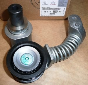 ORIGINAL Antriebsriemenspanner Spannrolle für Lichtmaschine Citroen C5 III C6 Peugeot 407 2.7 HDI 1611424480