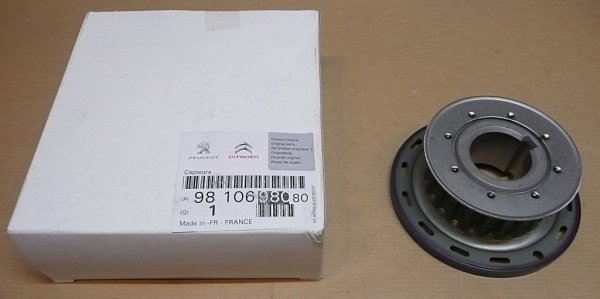 ORIGINAL Kurbelwellen Zahnriemenscheibe Citroen C5 II Peugeot 307  1.4 - 1.6 HDI 9810698080