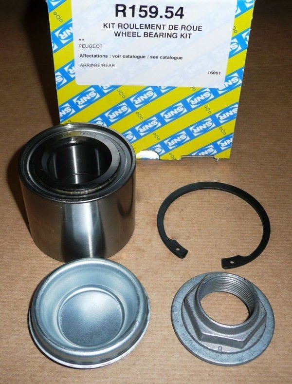 SNR Radlagersatz Radlager Satz Hinterachse Hinten Citroen Peugeot , R159.54 , R15954 ,   0833141626, 374894, 3748.94 ,4701667, 7703066040, 9208159, N0123191, 083314162A, 373811 , 3738.11 , 9651556880, 373931 , 3739.31 , 373932, 3739.32,  374046, 3740 ,46 