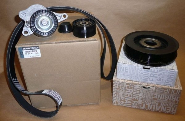 ORIGINAL Keilrippenriemen Satz MEGANE,LAGUNA III 2.0 DCI  7PK1705 , 7701477343