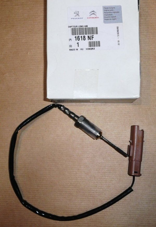 ORIGINAL Citroen Peugeot Sensor Abgastemperatur Abgastemperatursensor 1618NF