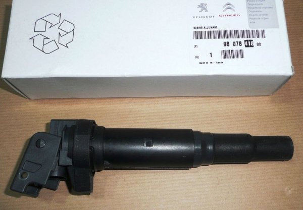 ORIGINAL Zündspule CITROEN C3 C4 PEUGEOT 207 208 1.4 16V VTI 9807841880