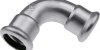 KOLANO 42MM-90ST INOX PRESS