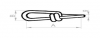 Łańcuch stalowy 1.4mm LNS1,4 650213 /30m/