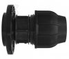 Kryza zaciskowa PP 63x2 DN50,PN10/PN16 z kołnierzem, do rur PE, kolor czarny